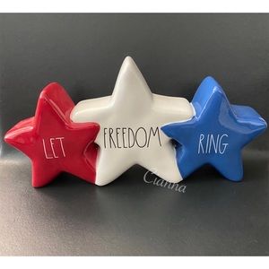 Rae Dunn Let Freedom Ring Stars